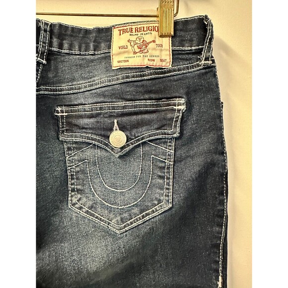 NWT $159 TRUE RELIGION WOMEN'S JEANS 29 BECCA EXPOSED BUTTON FLY BOOTCUT JEANS - Picture 14 of 16